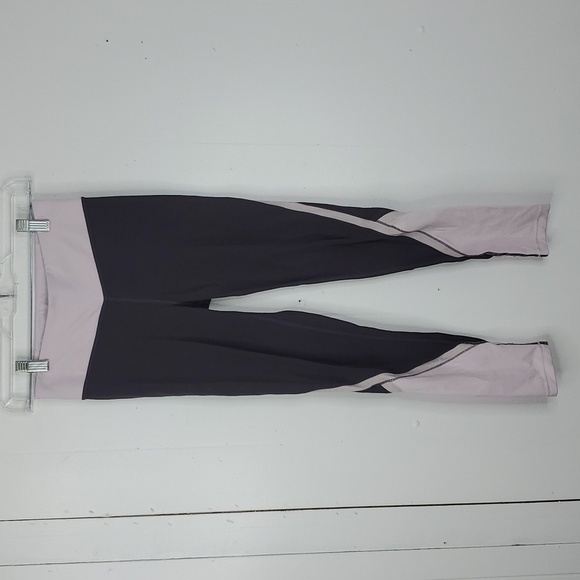 Athleta Girl Elevate Leggings High Rise Powervita Purple Mid Rise Youth XL - Picture 1 of 11